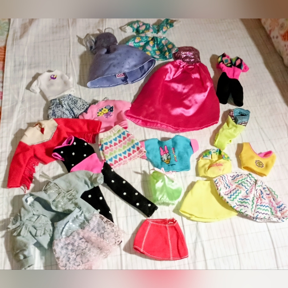 Lot Of Barbie Brand Vintage Doll Clothes